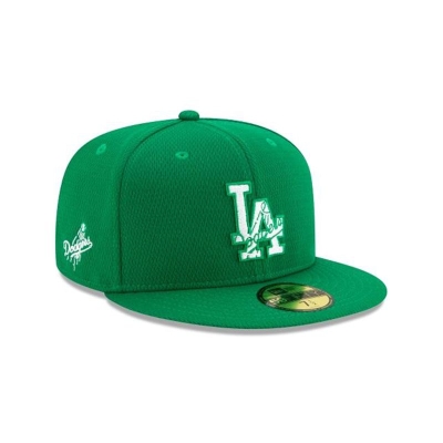Los Angeles Dodgers Gorra | New Era MLB St Patricks Day 59fifty Fitted Cap Mexico - Verdes